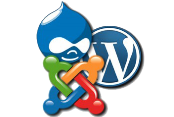 wordpress joomla drupal